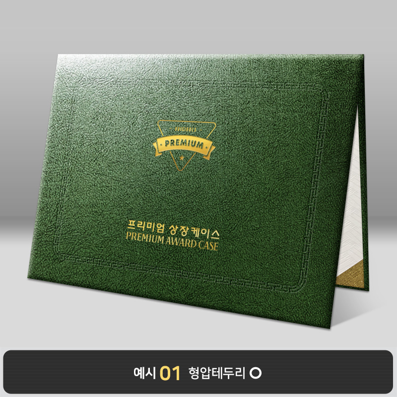 상장케이스_노트북형_녹색_포크르스 PC08
