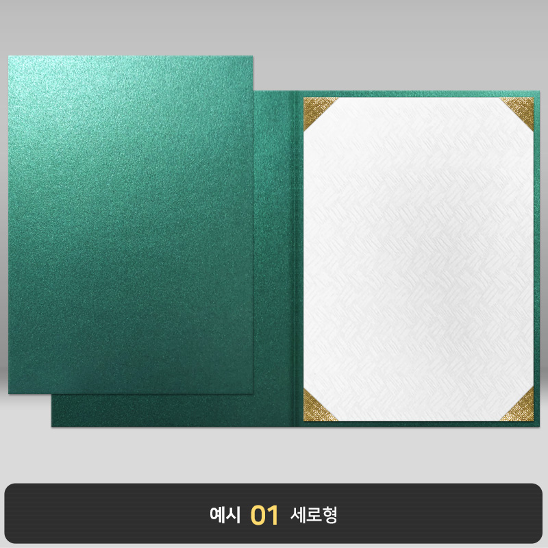 종이상장케이스_그린펄_면지형 JC10
