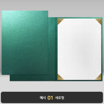 종이상장케이스_그린펄_면지형 JC10