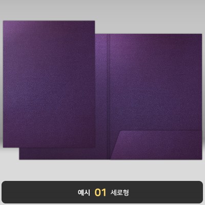 종이상장케이스_청보라펄_한쪽포켓형 JH23