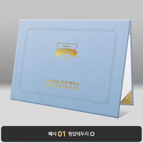 상장케이스_노트북형_스카이_엠보패턴 A50