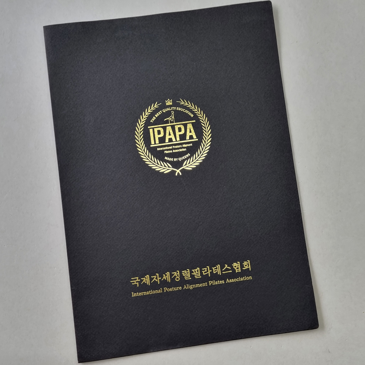 검은색 종이상장케이스 면지형 SC001193