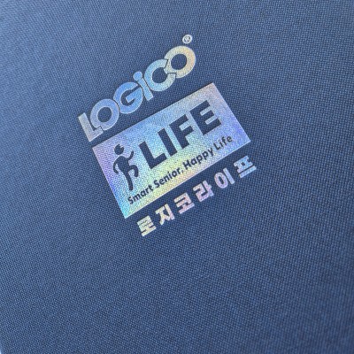 다크블루 엠보패턴 친환경 상장케이스 세로형 SC001191