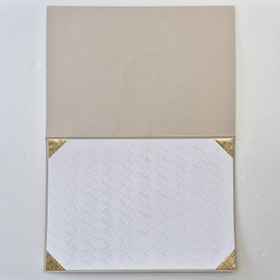 크라프트 패브릭 종이상장케이스 면지형 SC001283