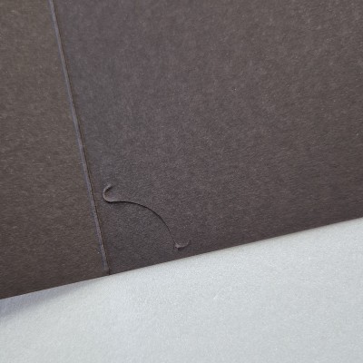 초콜릿색 패브릭 종이상장케이스 기본형 SC001292