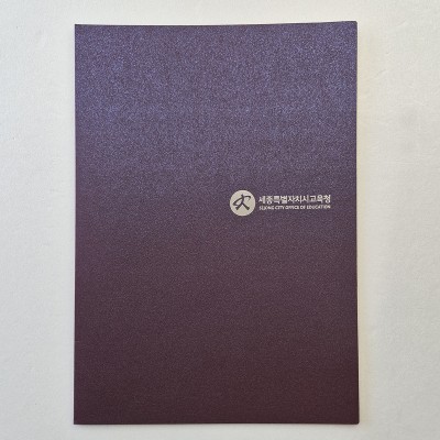 청보라펄 종이상장케이스 한쪽포켓형 SC001305