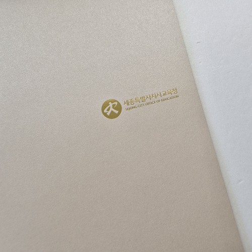 샌드베이지펄 종이상장케이스 한쪽포켓형 SC001307