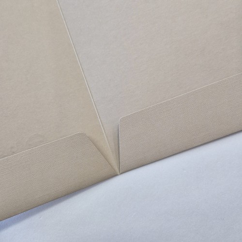 크라프트 패브릭 종이상장케이스 양쪽포켓형 SC001309