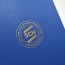 파란색 윌로우트위그 친환경 상장케이스 세로형 SC001336