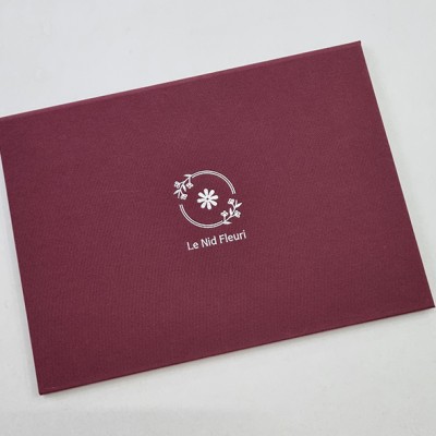 와인_엠보패턴  상장케이스 세로형 SC001343